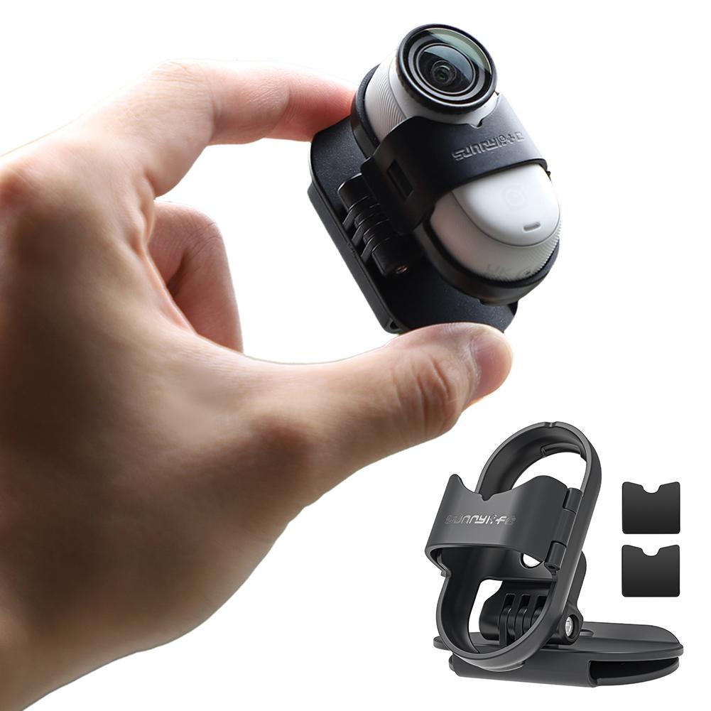 Sports Camera Mount 360 Degree Backpack Clip Camera Cap Holder for Insta360 GO 3/GO 3S Camera Accessories