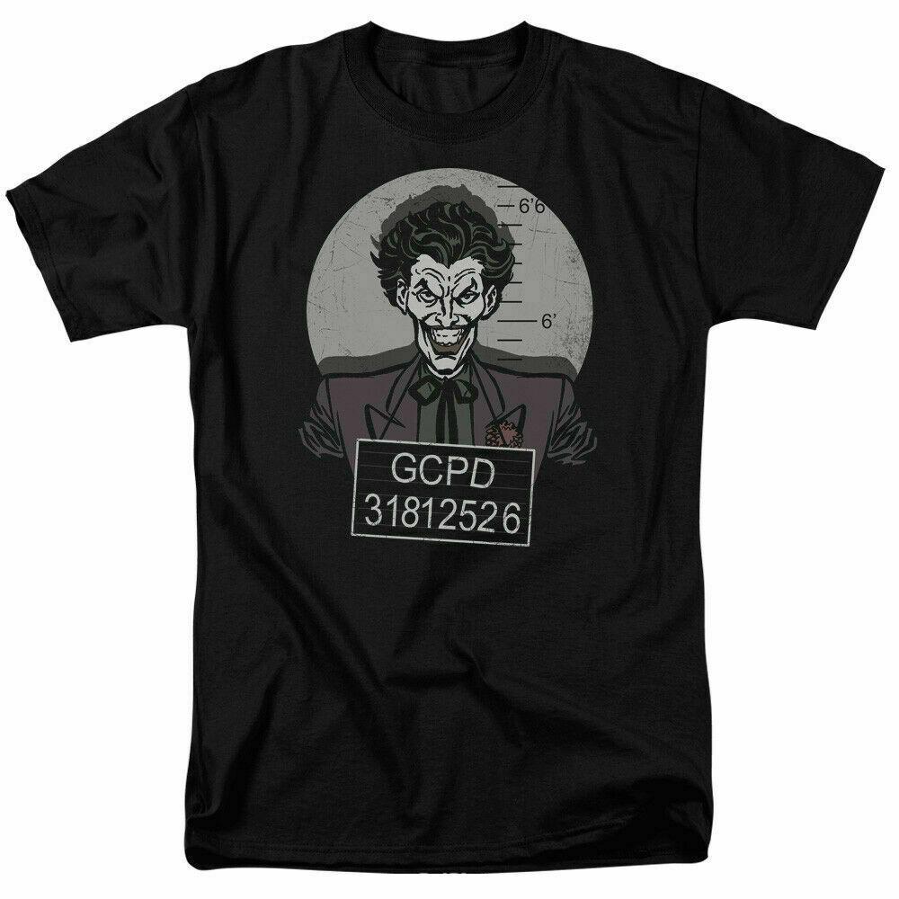 26 Batman Joker Busted T Shirt Licensed Comic Book Tee Black Unisex T-Shirt M