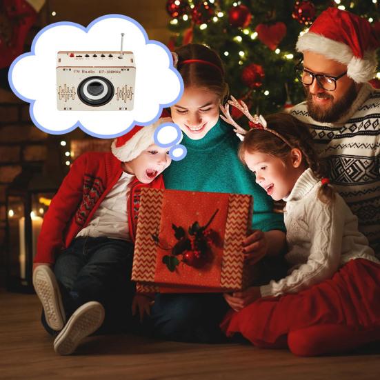 FM Radio STEM Science Kit Kids Wooden 3D Puzzle Electronic Radio Set DIY Educational Science Experiment Projects Crafts Building Toy