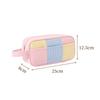 Minimalist Corduroy Makeup Handbag Large Capacity Travel Cosmetics Storage Bag Makeup Bag For Women