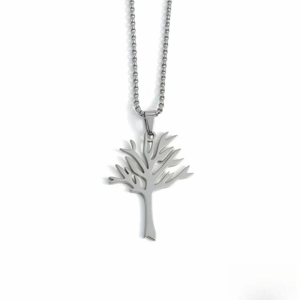 

Hengshi Tree of Life Necklace: Personalized Stainless Steel Pendant & Bag Charm