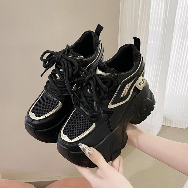 Повседневная спортивная обувь для женщин Толстая подошва Дышащая обувь для бега — фото 4