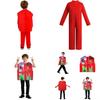 Christmas Gift Box Costume For Kids With Sponge Material For Holiday Stage Performances
