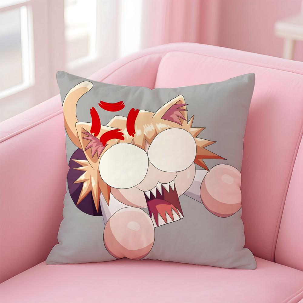

Neco Arc Kawaii Cushion Cover Premium Comfort Reversible Pillow Cove -Two in One Design for Any Room & Car Interior 30cmx30cm