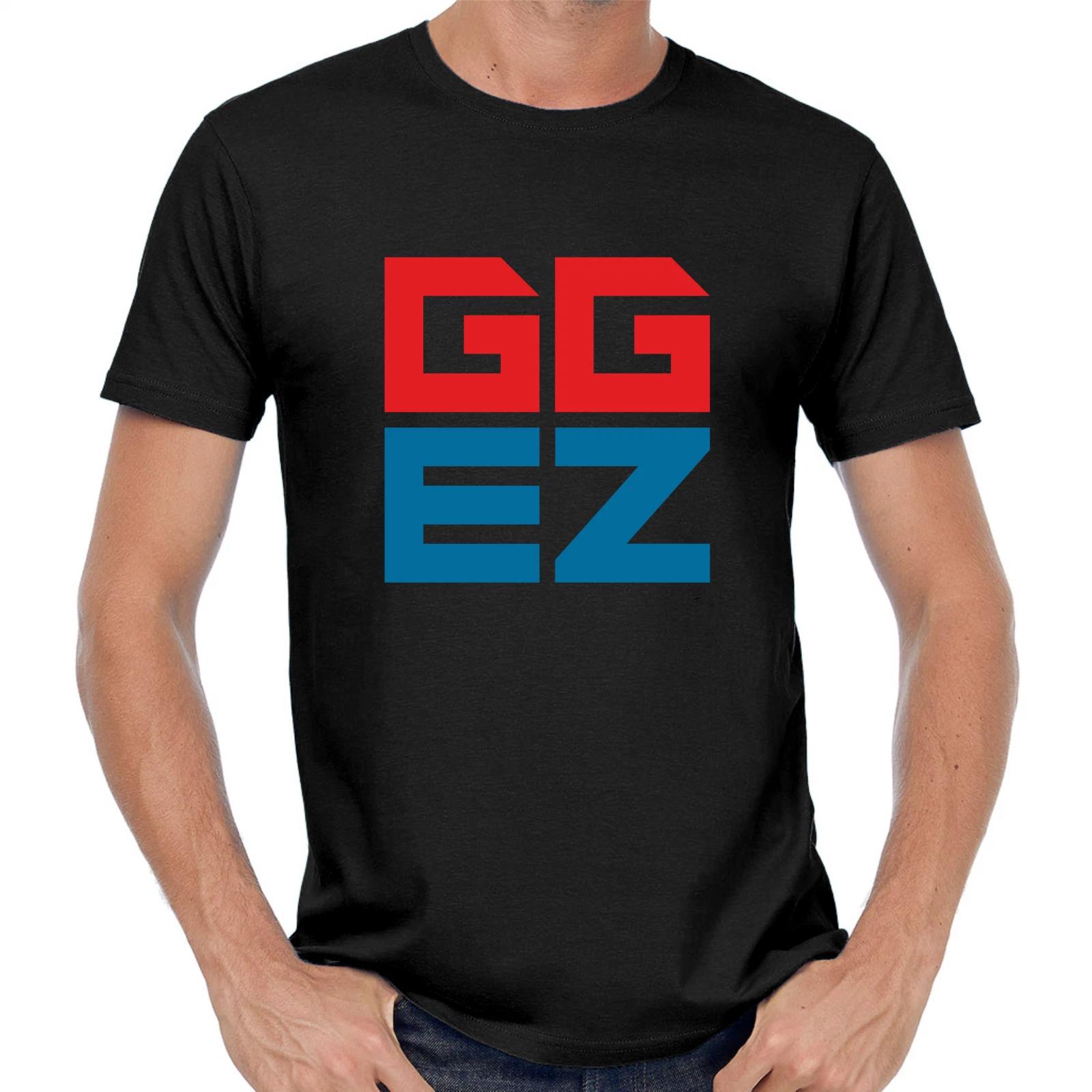 Men s and Women s T-shirts GG EZ Gamer Gaming Good Game Geek Easy Shooter Comedy Funny Fun XL