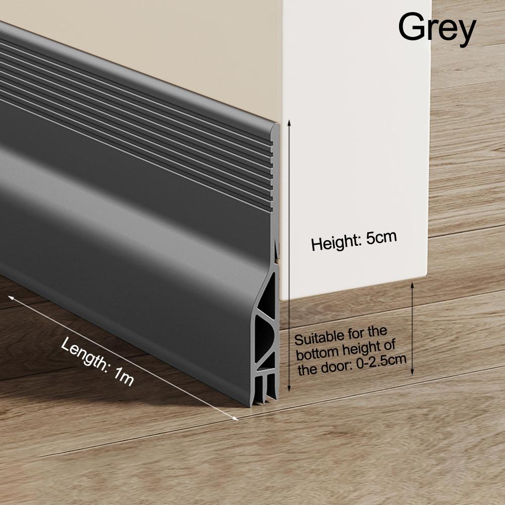 

1 шт. Уплотнительная лента для двери Самоклеящийся стопор от сквозняка для двери Ветрозащита Пылезащита Пыленепроницаемый Блокатор Уплотнитель Звукоизоляция