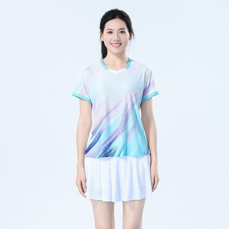 Quick-Dry Badminton Sport Set Men Women - Breathable Synthetic Blend Athletic Wear Tennis Volleyball Running