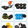 Stone Polishing Kit: Wet/Dry Pads, Self-Adhesive, Rubber Backing, Angle Grinder Head, Sandpaper Suction Cup