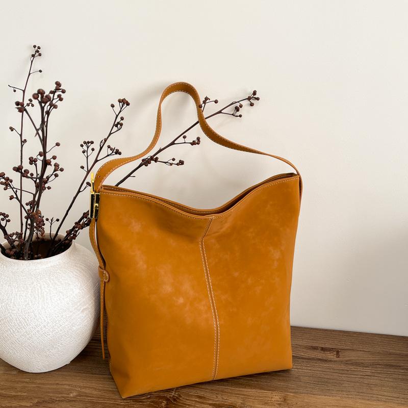 Eimer Tasche, Lässige Einzel-Schulter Unterarmtasche, Modische Pendler Tote Bag