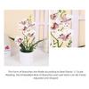 Multicolor Simulation Bonsai Accessories Faux Phalaenopsis Potted  Home Office Decoration
