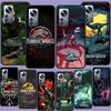 World Jurassic Park Phone Case For Xiaomi Poco X3 NFC X4 GT M3 M4 M5 M5S X7 X6 X5 F6 Pro F5 F4 Mi F3 F2 Cover TPU Capa Coque Cle