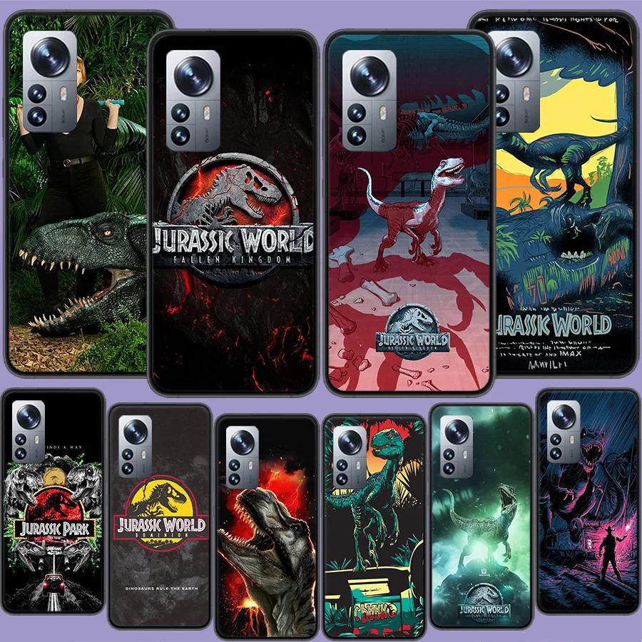World Jurassic Park Phone Case For Xiaomi Poco X3 NFC X4 GT M3 M4 M5 M5S X7 X6 X5 F6 Pro F5 F4 Mi F3 F2 Cover TPU Capa Coque Cle
