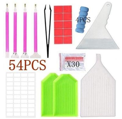 Sada příslušenství pro 5D diamantové nástroje pro malování Sada DIY křížového stehu pro diamantové malování Sada nástrojů pro diamantové malování Příslušenství pro kutily