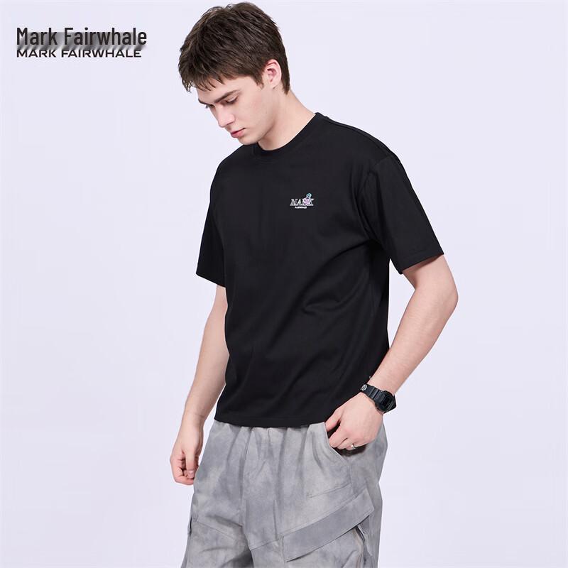 

Mark Fairwhale Men s Embroidered Short Sleeve T-Shirt M