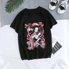 Women's T-Shirt Kaus Grafis Anime Uniseks Tanjirou Kamado Kaus Wanita Kimetsu Kaus Wanito Printed Harajuku T-shirt