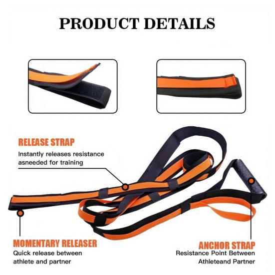 Kit de Treino de Velocidade Sobrecarga Corrida Resistência Liberação Arnês Fitness Velocidade Agilidade Força