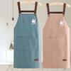 Waterproof and Oil-resistant Apron, Household Kitchen Work Clothes Apron
