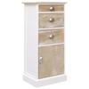 Day and Night - Day and Night Paulownia Wood Auxiliary Cabinet 38x28x86 Cm