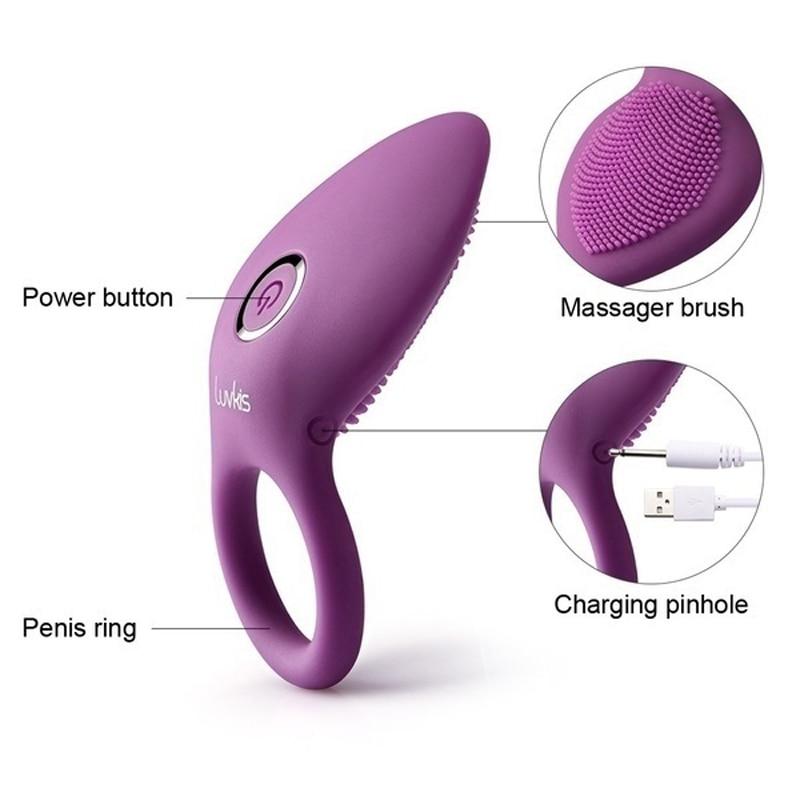 Vibrierender Penisring Männer Cockring Klitoris Stimulieren Vibrator Verzögerte Vorzeitige Ejakulation Ringe Erwachsene Sexspielzeug für Paare