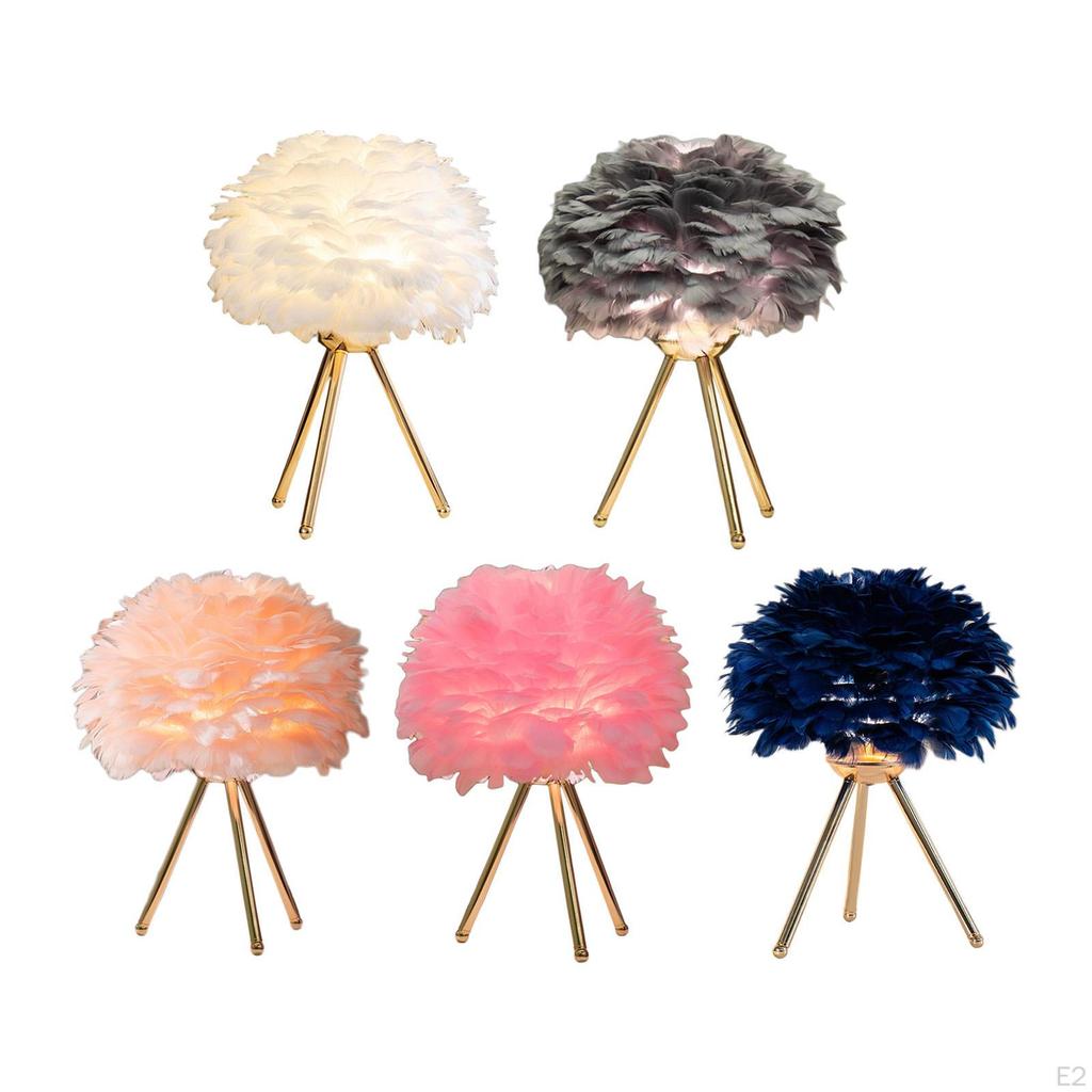 Modern USB Table Lamp, LED Night Lampshade Desk Lighting Metal Crafts Decorative Bedside Lamp for