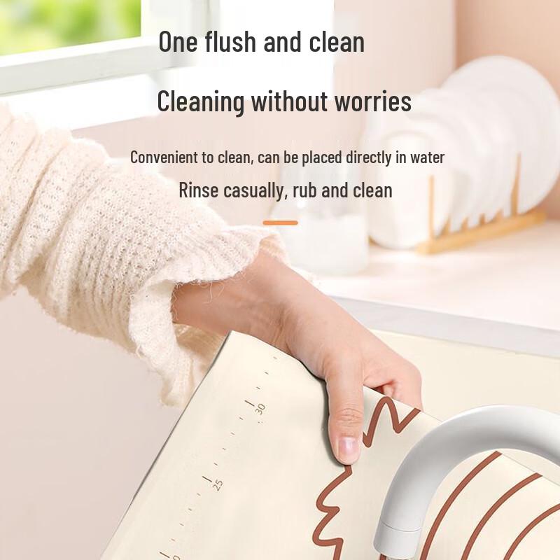 Deepuer Thickened Food Grade Silicone Dough Kneading Mat