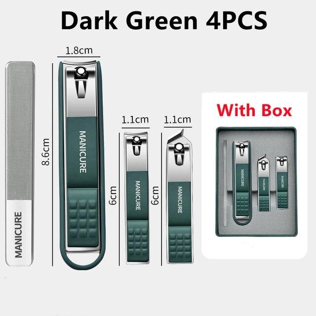 Germany Nail Clipper Set New High-Grade Men and Women On Special Nails Cut Nail Clippers Scissors Pedicure Tool with Box Gifts