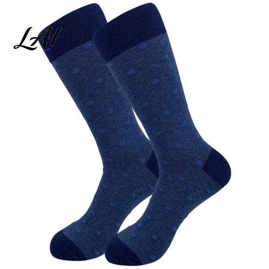 Everyday Cotton Crew Socks Men Argyle Socks Plus Size Colorful Striped Thick Dress Thickened Autumn Winter for Cold Weather Comfortable Non Binding