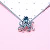 Blue Rhinestones Octopus Brooches Pins For Women Men Cute Sea Animal Crystal Jewelry Accesseries Gift Octopus Enamel Pin