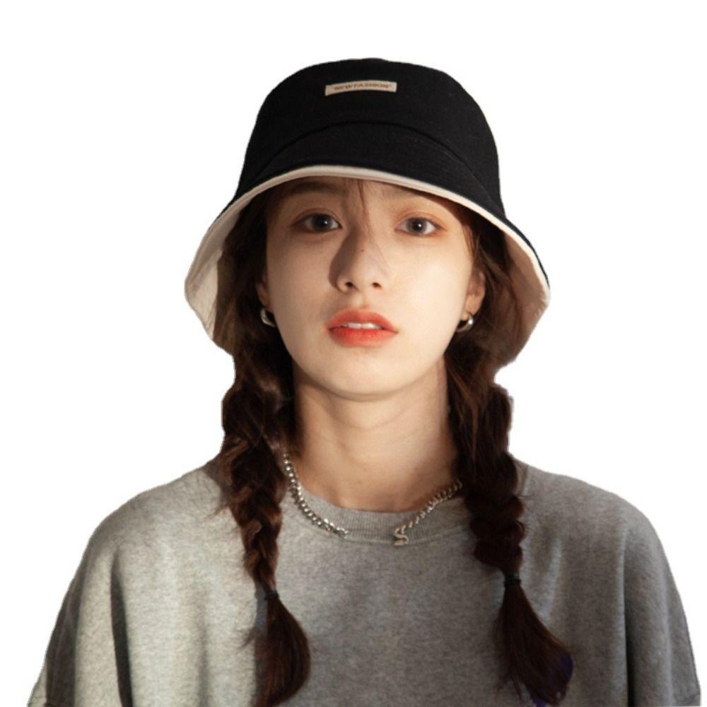 Large Brim Beach Bucket Hat Breathable Summer Sun Hats Foldable Women Fisherman Hat  Female Girls