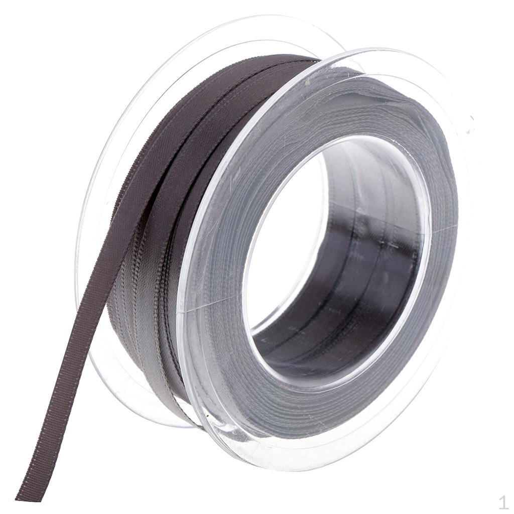

22 Colors Double Satin Ribbons for Bowknot Crafts Flower Package Decor Gray