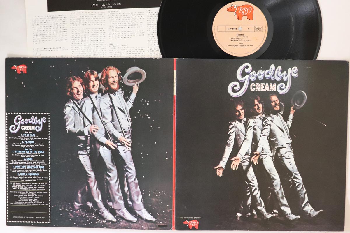 

LP Record CREAM - Goodbye MW2083 RSO 1974 Japan Rock Used
