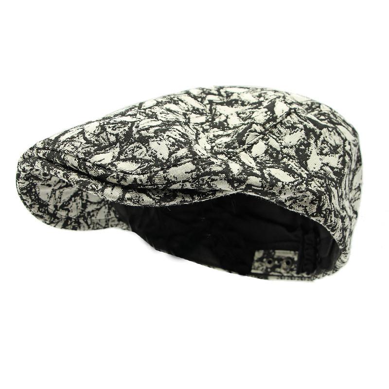 Men's Beret Women's British Retro Cap Forward Cap Peaked Cap