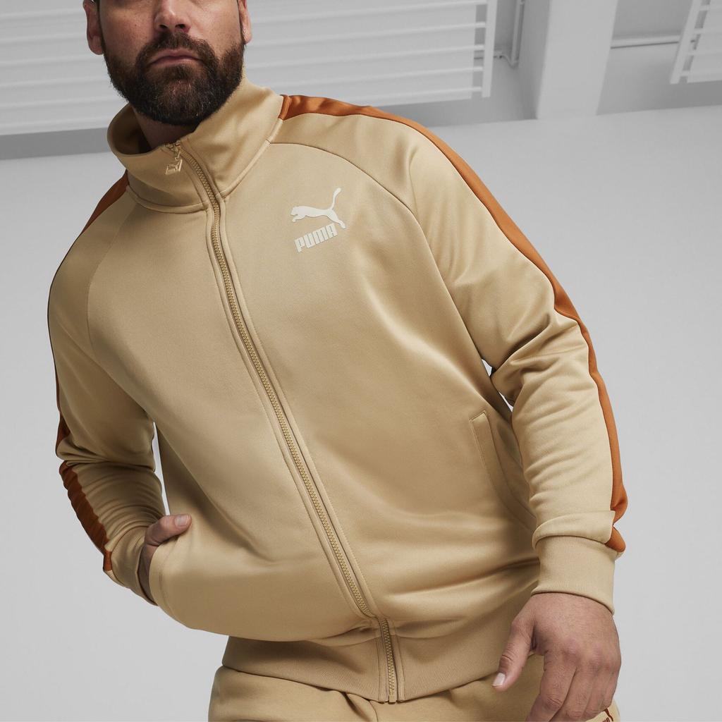 Puma T7 Iconic Track Jacket Men Jacket Khaki 539484-83