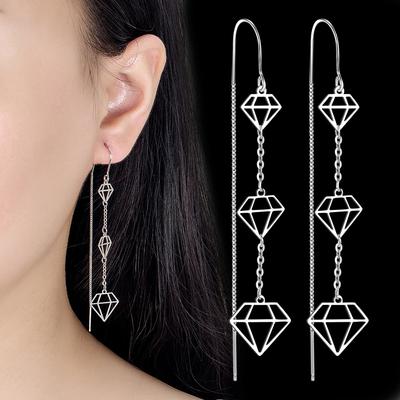Personality Elegant Ear Hook Women's High Sense Light Luxury Temperament Pattern Versatile Earrings