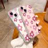 Simple flower mobile phone case Apple 16 transparent case iphone17 protective case 11promax soft case 13 anti-drop 15
