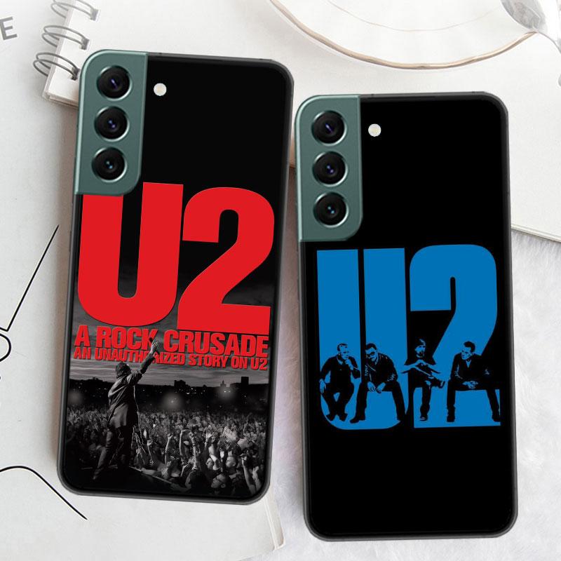 Band U2 Phone Case For Samsung Galaxy S22 S25 Ultra S21 S10 Plus S26 Edge S20 S23 S24 FE Cover Silicone Soft TPU Clear Shell