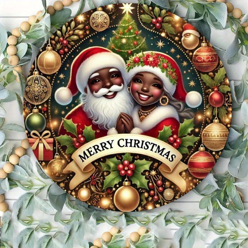 2D Flat Hanging Decorative Metal Sign Hand Painted Art