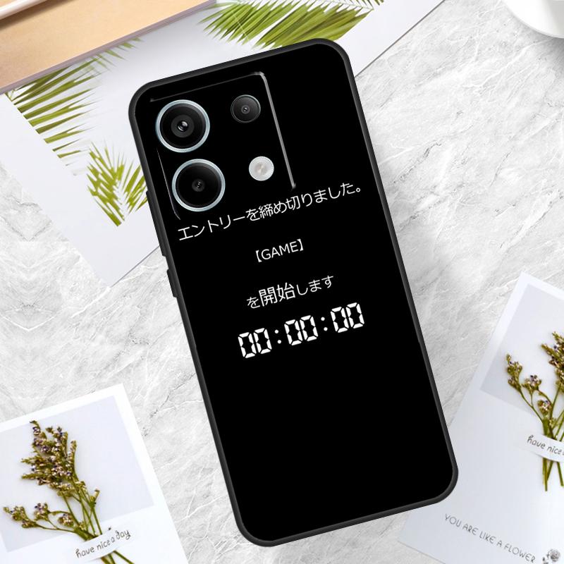 Alice in Borderland Case For Xiaomi Redmi Note 13 14 Pro 12 11 10 9 11S 12S Redmi 15 10C 12C 13C 14C 15C Cover