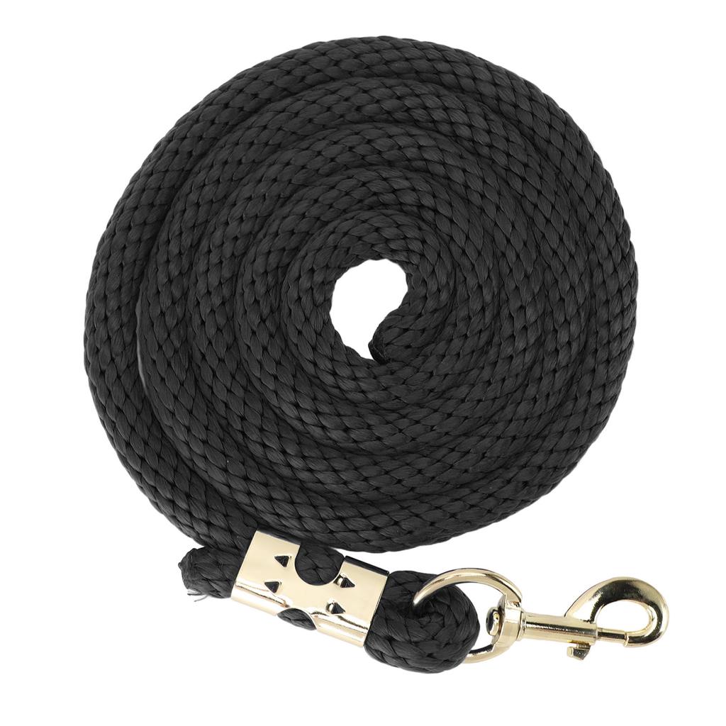 2m Horse Lunge Line Anti Breakage Rope Anti Slip Grip Horse Training Rope with Hook for Walking Hand
