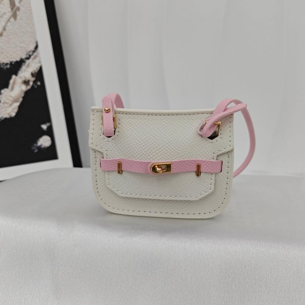 New gypsy small square messenger mini bag contrasting colors DIY versatile mini mouth red envelope key bag car pendant