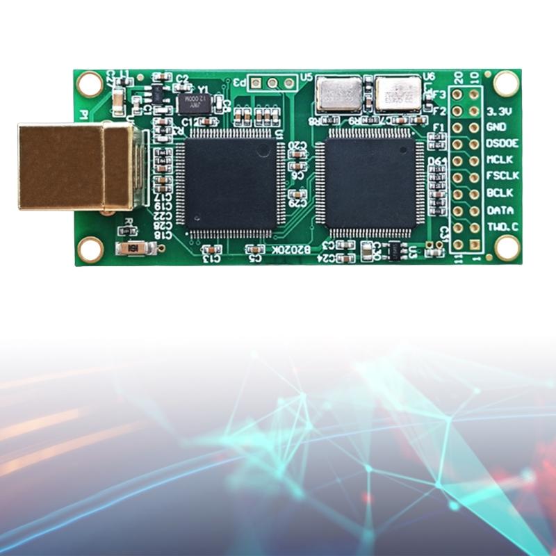 Professional Amanero Combo384 Module Board DSD512/PCM384 32Bit USB Bus Power for AK4497 ES9038 AK4493 Decoders