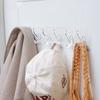 Autohesion for Bathroom,Kitchen Transparent Storage Rack Wall Hooks Clothes Hanger Key Holder