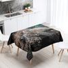 Cute Sea Turtle Underwater World Tablecloth Camping  Party Restaurant Table Decoration Waterproof Kitchen Home Decor
