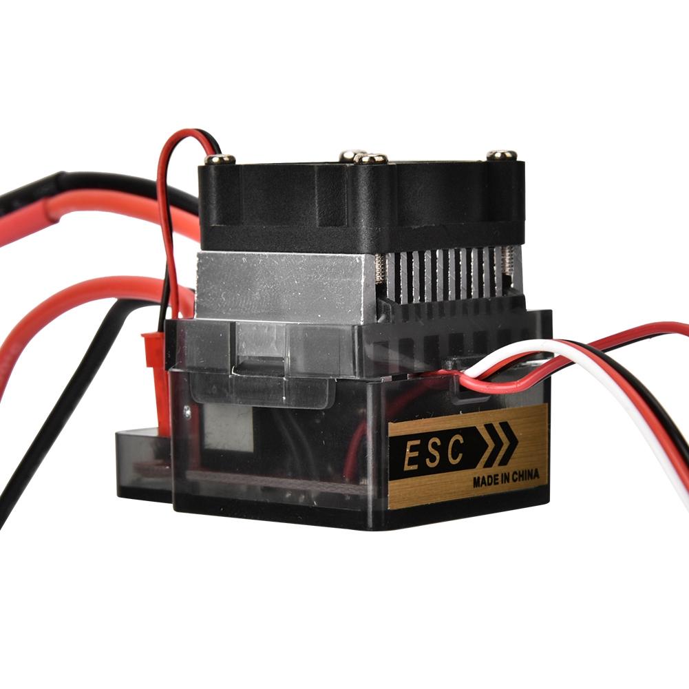 High Voltage 320A Waterproof Brushed ESC Electric Speed Controller with Fan for RC Model