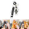 Cute Bulging Eyes Giraffe Keychain Silicone Cartoon Accessory Perfect For Gifts