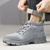 High-top Men Work Safety Shoes Women Lightweight Anti-smash Anti-puncture Work Sneakers Indestructible Protective Safety Boots