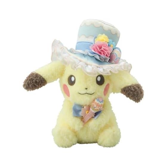 Pokemon Center Оригинальная плюшевая игрушка Pokemon Botanical Easter Pikachu