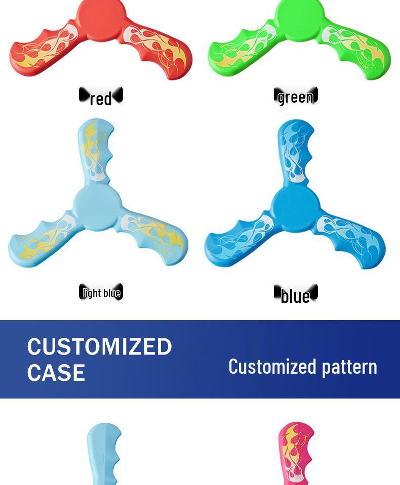 Three-Leaf Boomerang: Safe Outdoor Toy for Boys & Girls