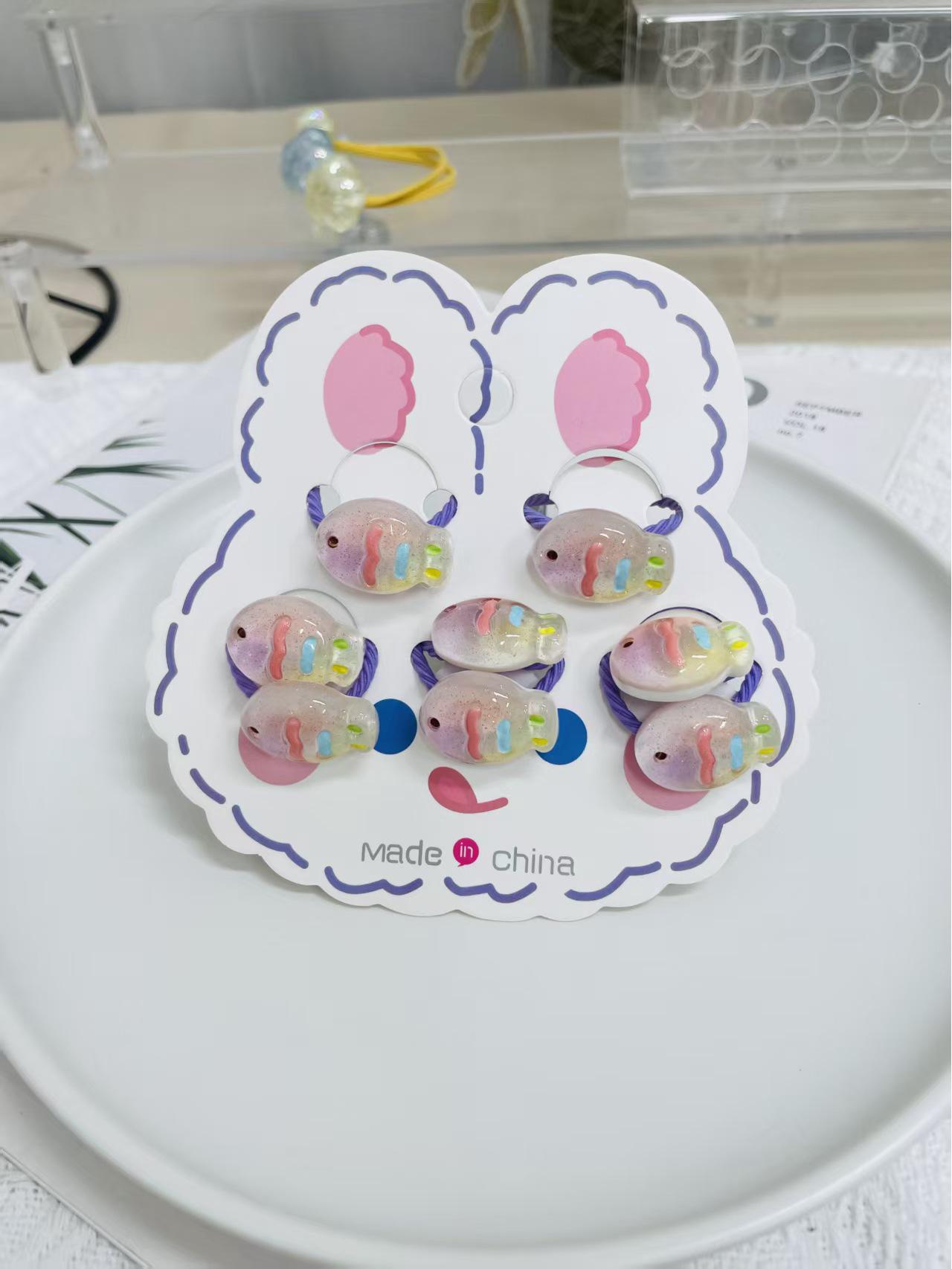 Cute Autumn Korean Style Strawberry Flower Hair Ties for Babies No Size