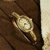 SUNLIFEX Women's Cartier-Style Quartz Watch with Roman Numerals and Bracelet Design